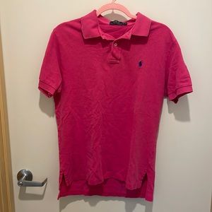 Pink polo Ralph lauren polo shirt